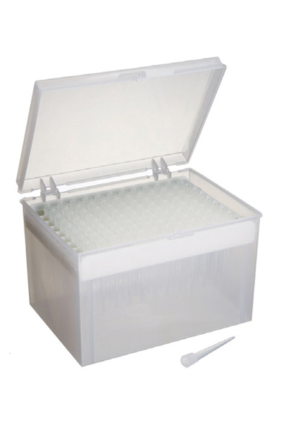 Pipette tips in rack, for Eppendorf, sterile Pipette tips in rack, for Eppendorf, sterile